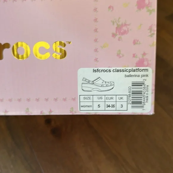 LoveShackFancy x Crocs Classic Platform Clog size 5 - Picture 5 of 5